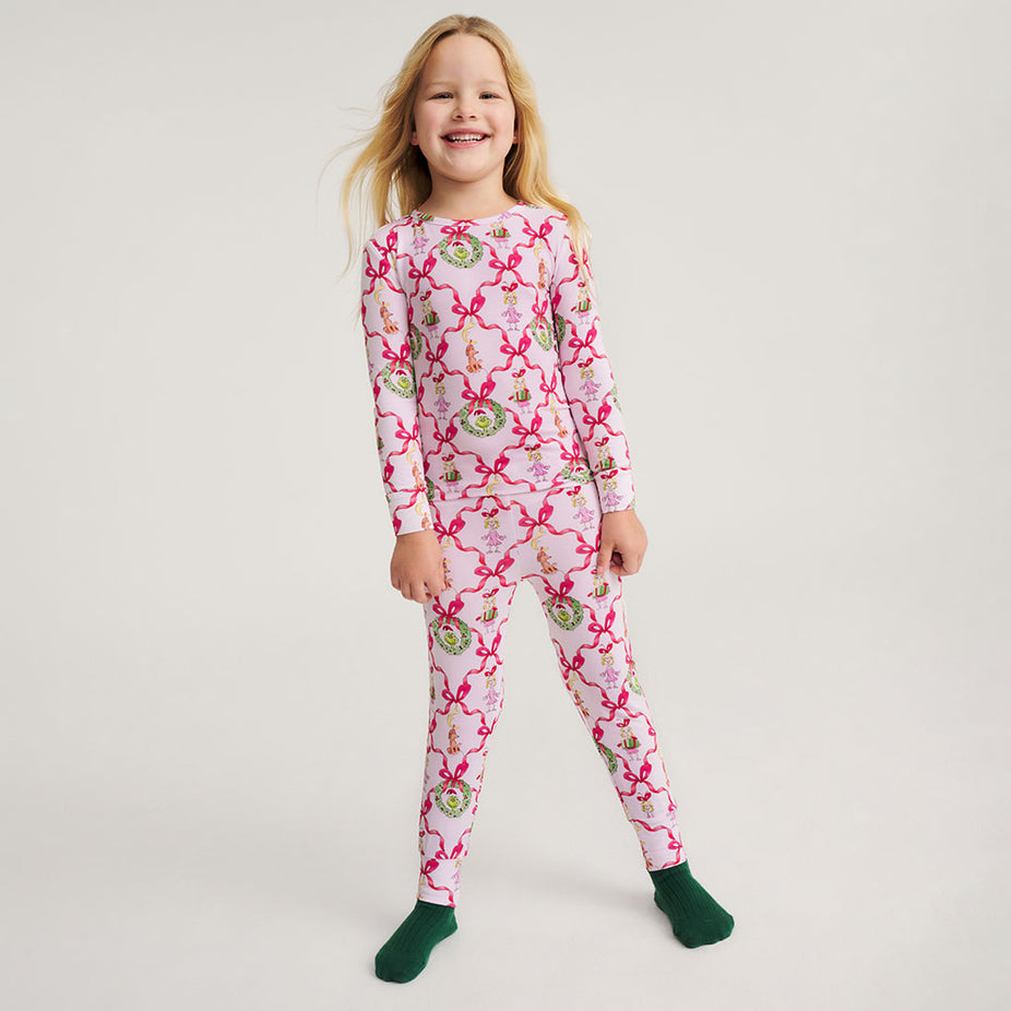 Dr. Seuss Cindy Lou Bows Classic Pajama Set