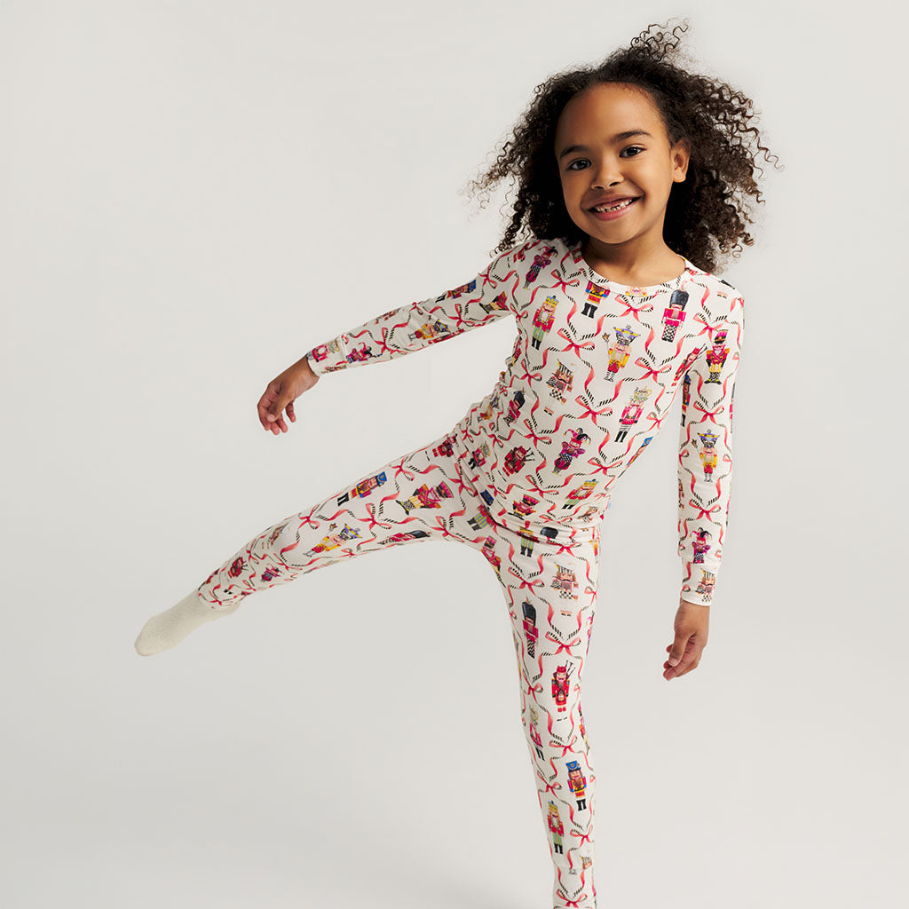 MacKenzie-Childs Nutcrackers Classic Pajama Set
