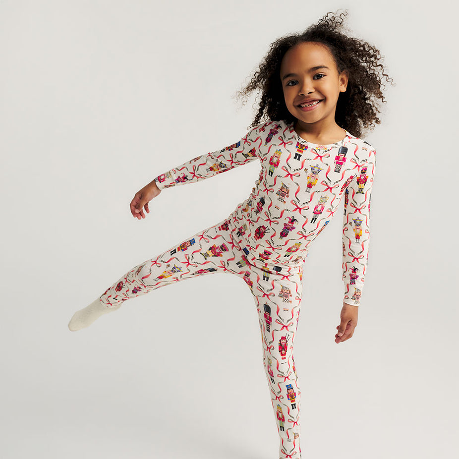 MacKenzie-Childs Nutcrackers Classic Pajama Set