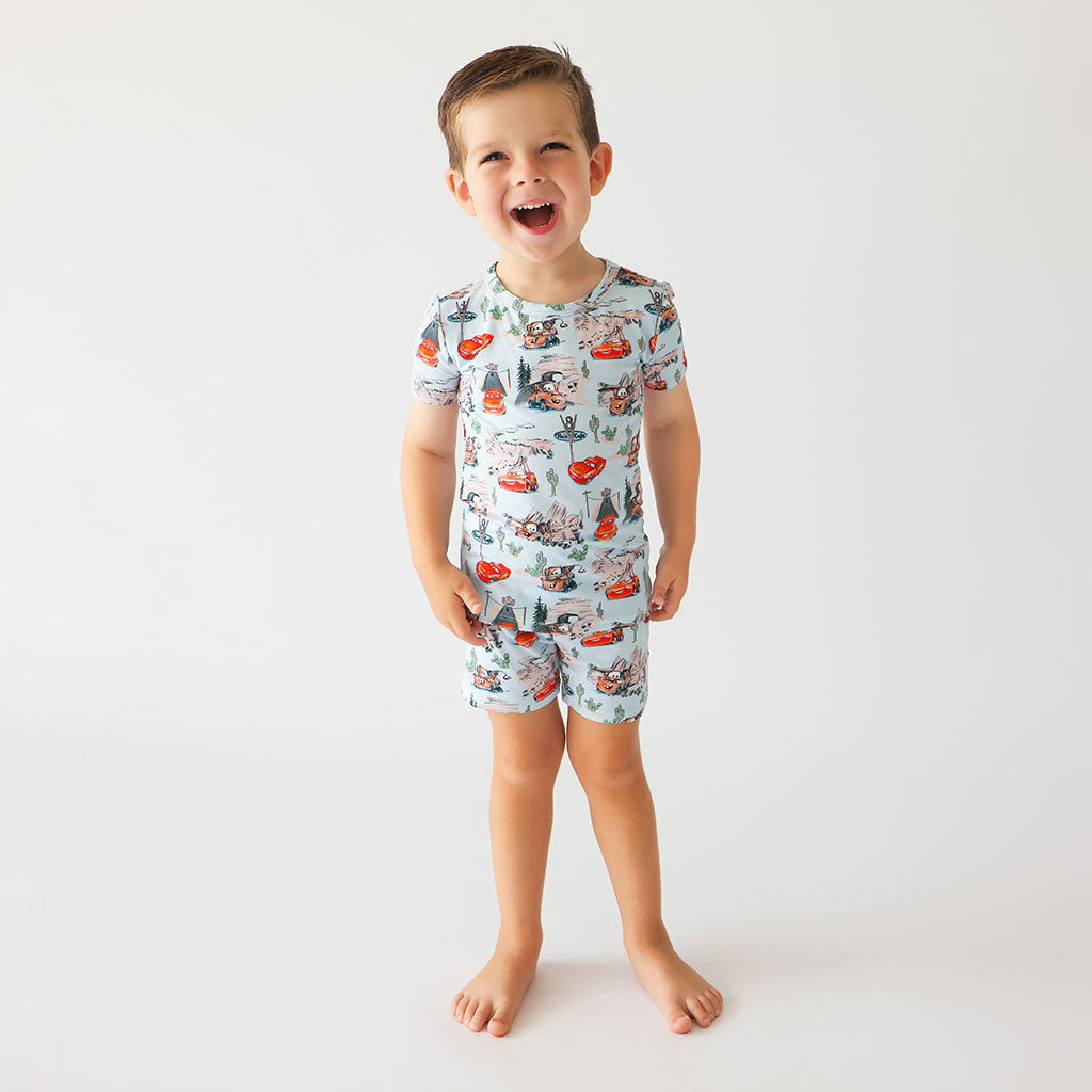 Disney Pixar Cars Rte 66 Classic Pajama Short Set