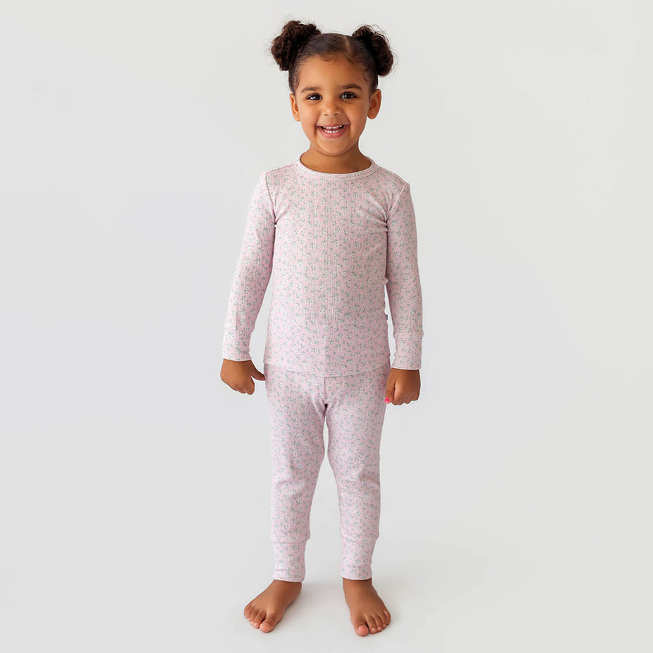 Andina Rose Pointelle Pajama Set