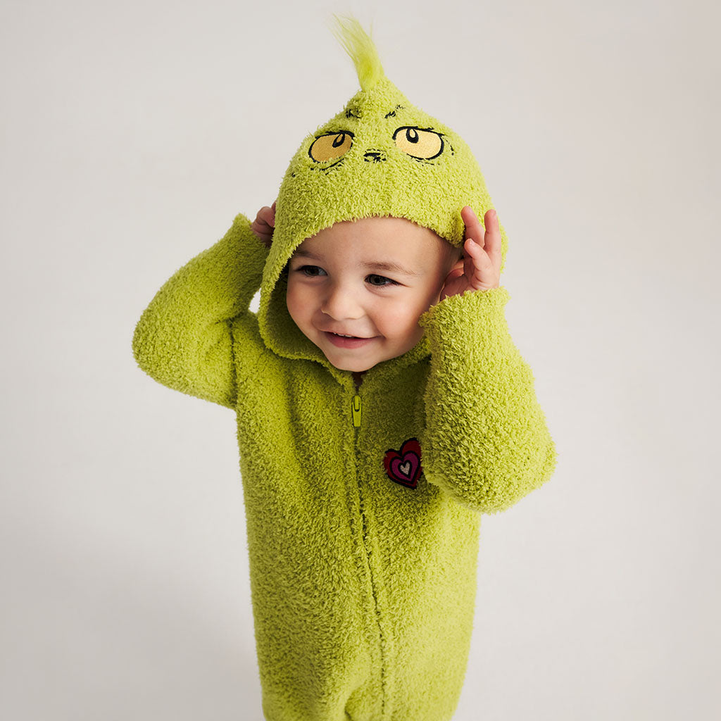 Dr. Seuss Mr. Grinch Cuddle Hooded Romper