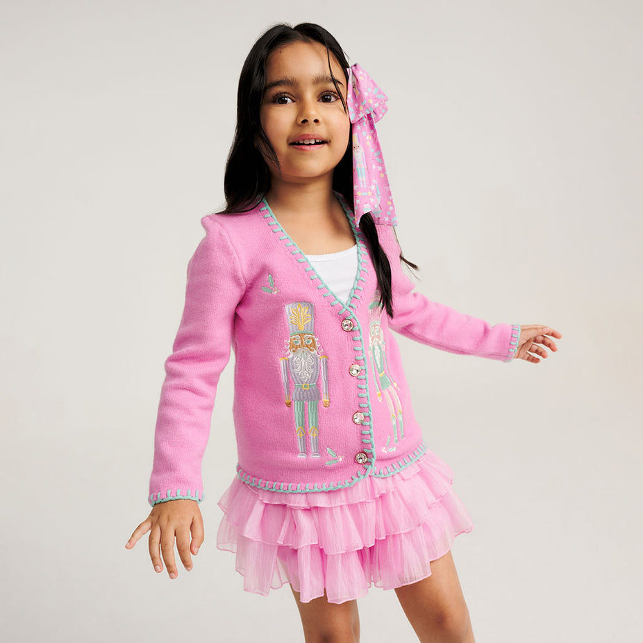 Sweet Nutcracker Whipstitch Sweater Cardigan