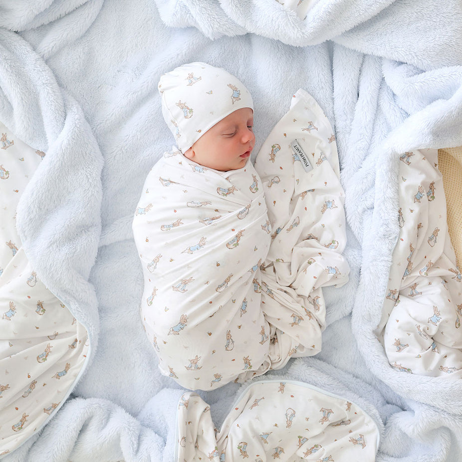 Sweet Peter Rabbit™ Swaddle Beanie Set