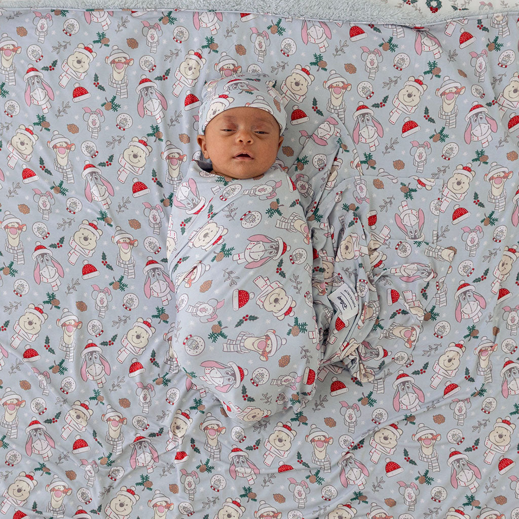 Disney Cozy Pooh & Friends Swaddle Beanie Set