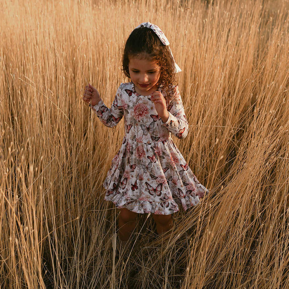 Leanne Ruffled Twirl Dress