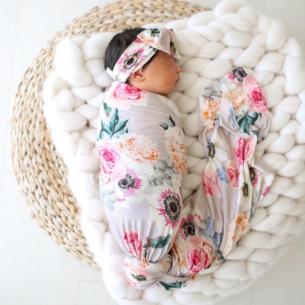 Posh buy Peanut barbie swaddle and headband set