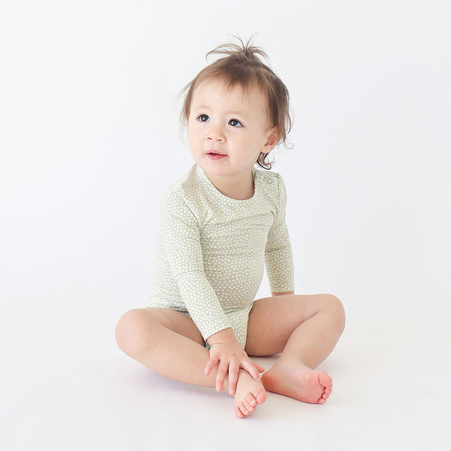 Round Collar Bodysuit Set S00 - New - For Baby