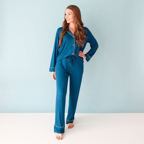 Sailor Blue Women's Relaxed Pant Luxe Loungewear