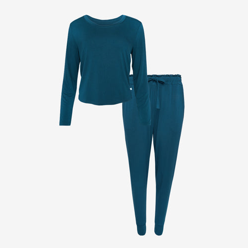 Sailor Blue Women's Long Sleeve Scoop Loungewear