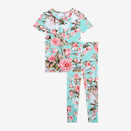 Spring Rose Short Sleeve Pajamas
