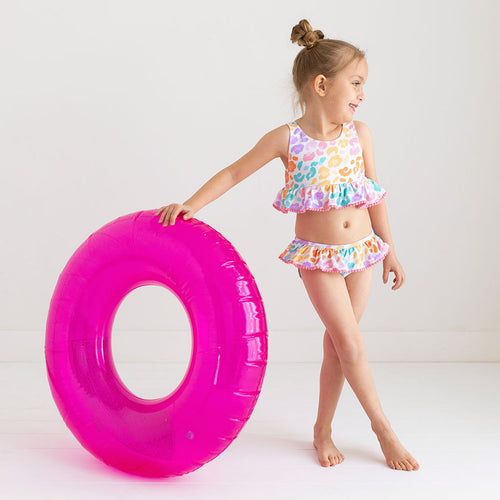 Mina Ruffled Tankini Two Piece Swimsuit